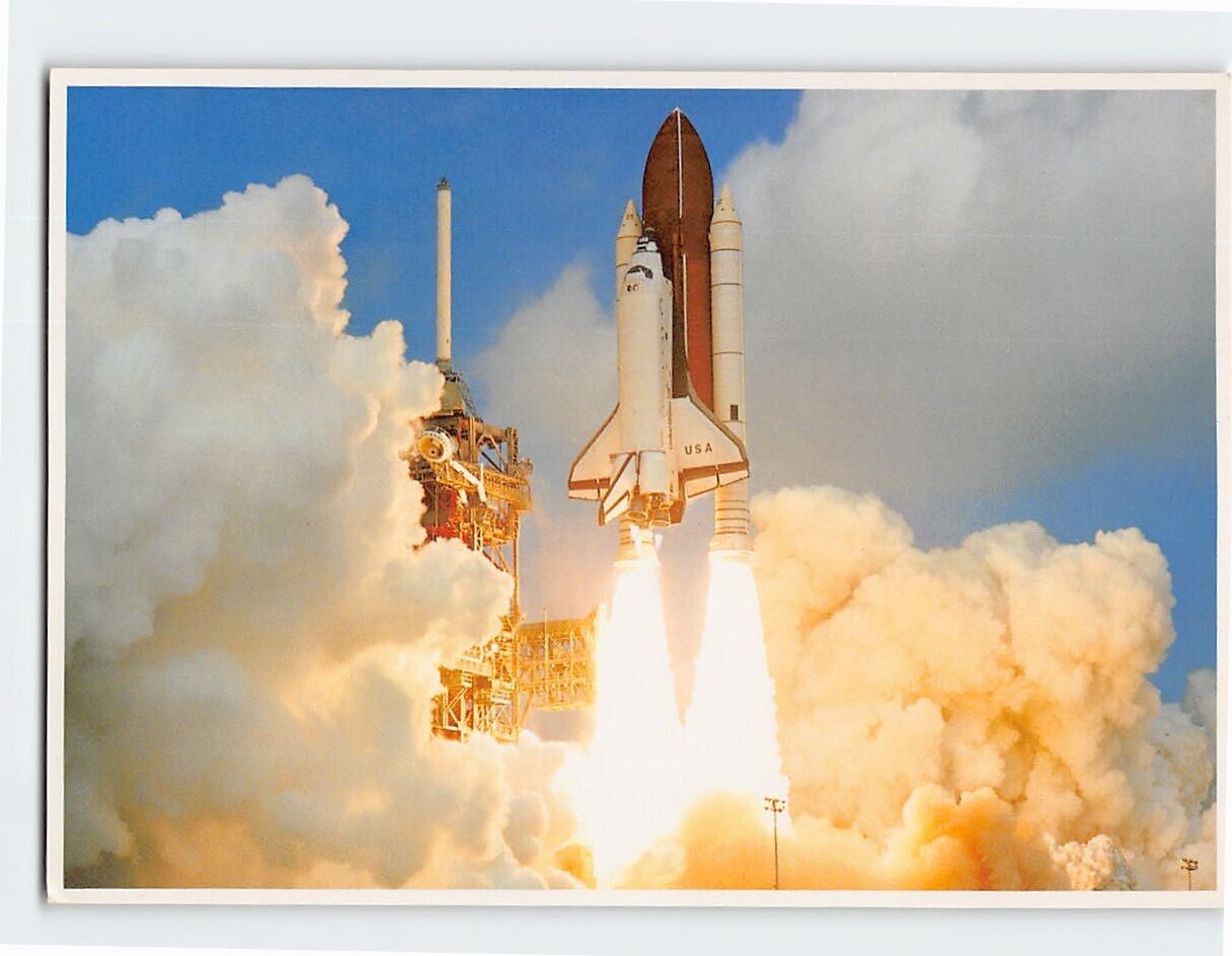 Postcard The space shuttle Columbia, Kennedy Space Center, Merritt Island, FL