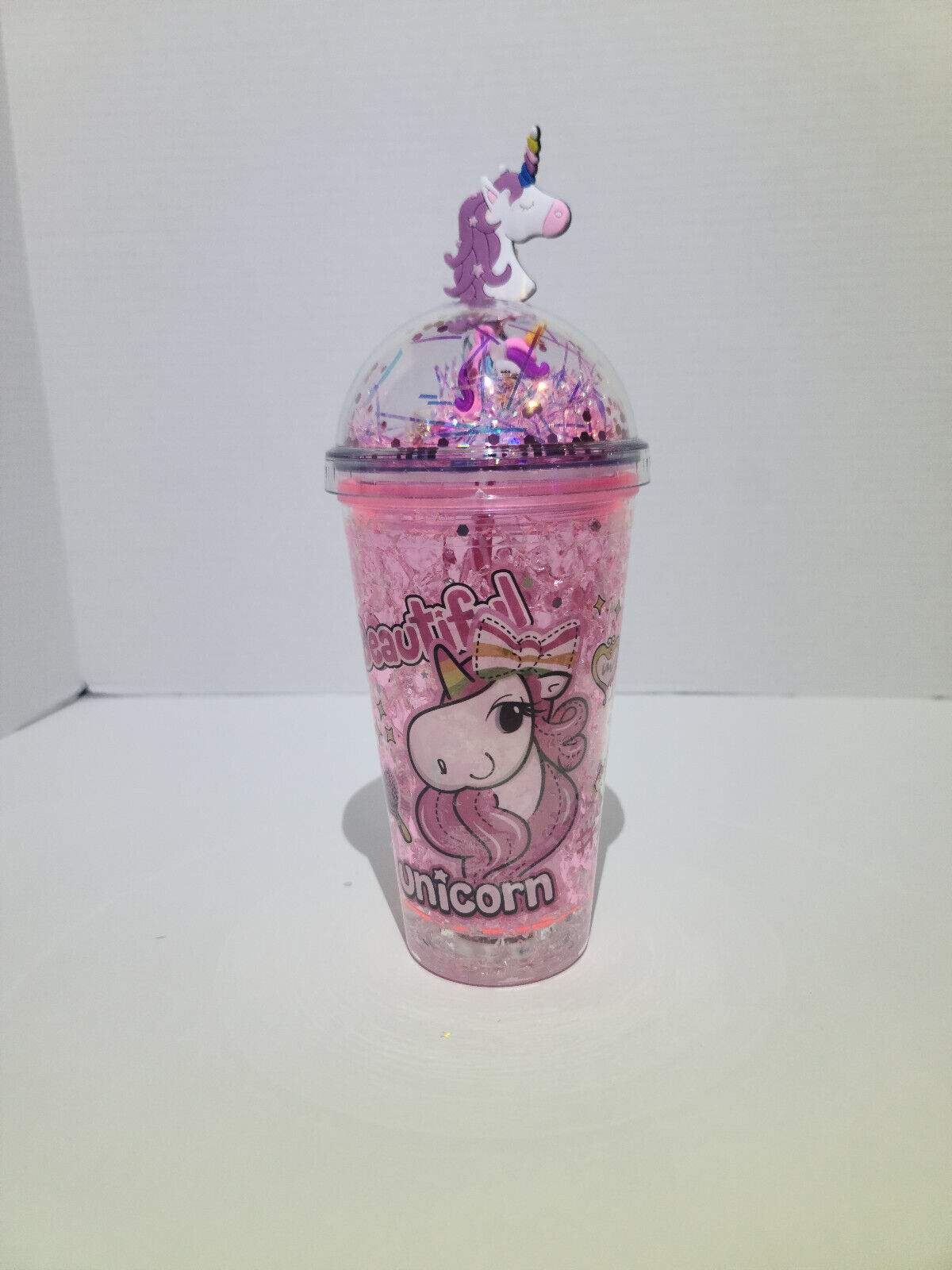 Cute UniCorn Reusable Light Up/LED Tumbler Cups For You Or The Kids