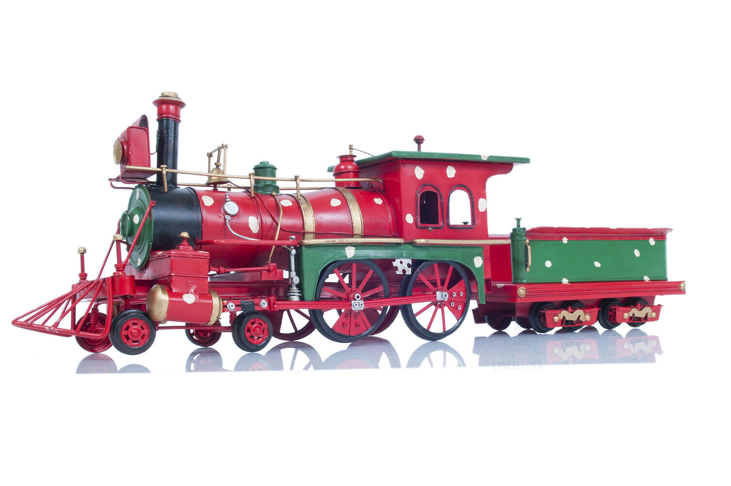 Christmas Train Model Handmade Metal iron Model Train