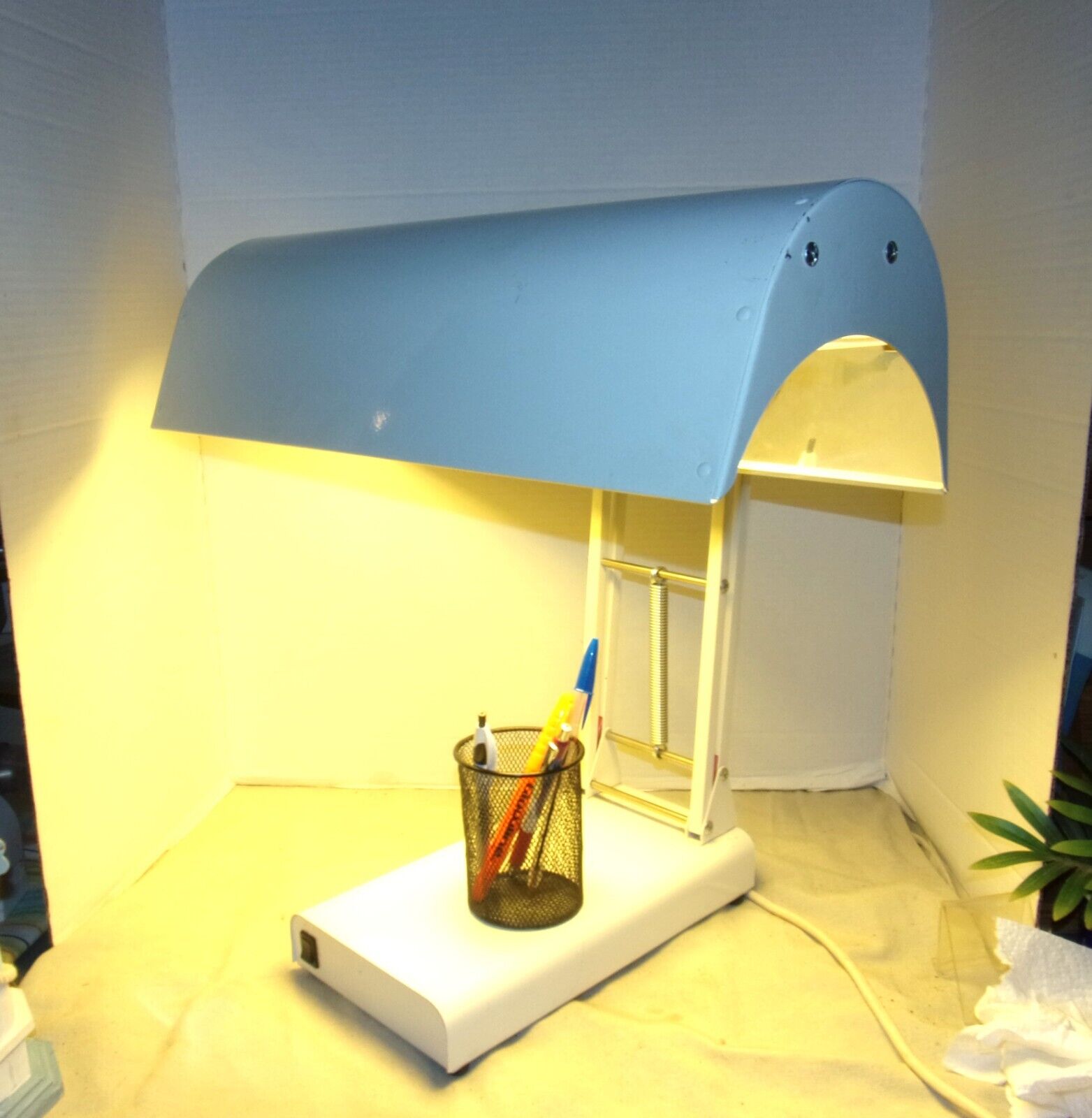 Large Contemporary Sadlite Desk/Table Lamp w/Cord & Plug