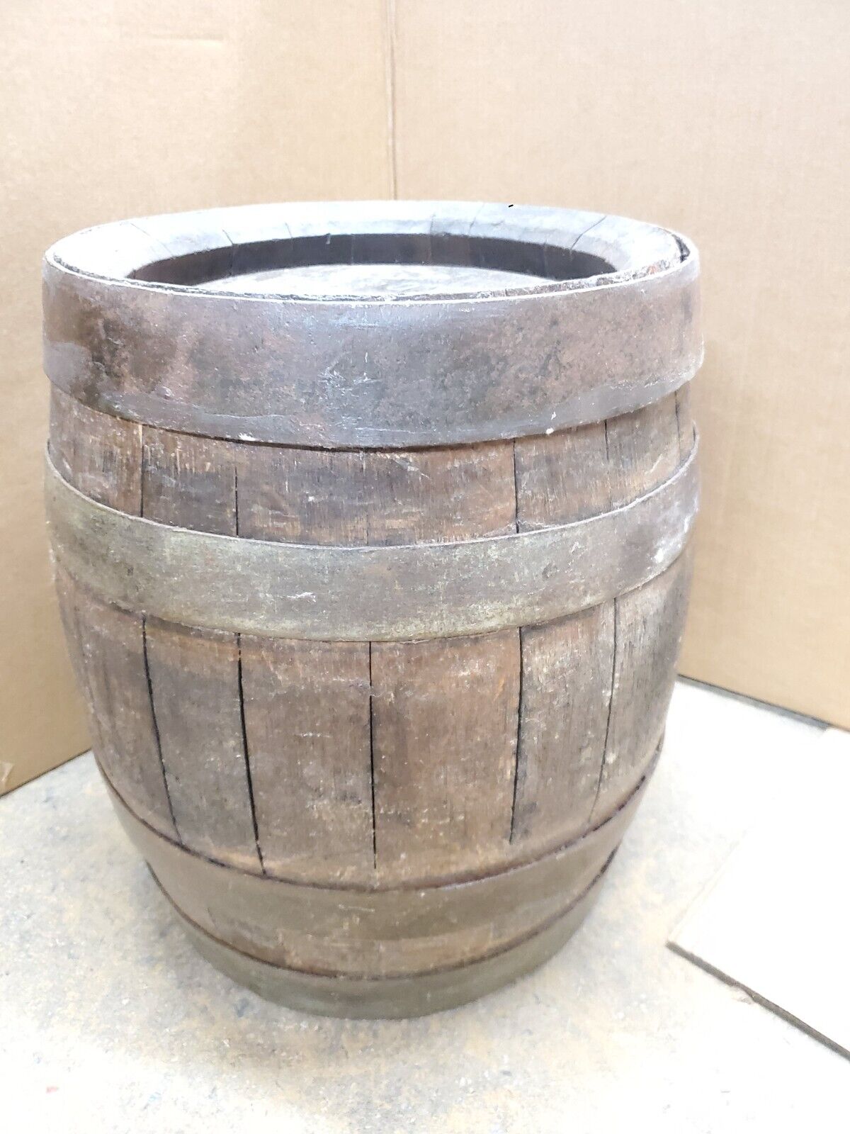 Antique Beer Barrel Lowenbrauerei BREWERIANA Keg A