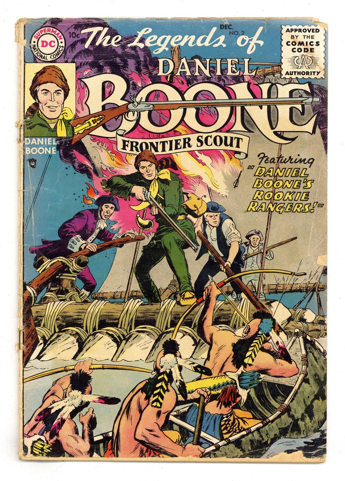 Legends of Daniel Boone #2 GD 2.0 1956