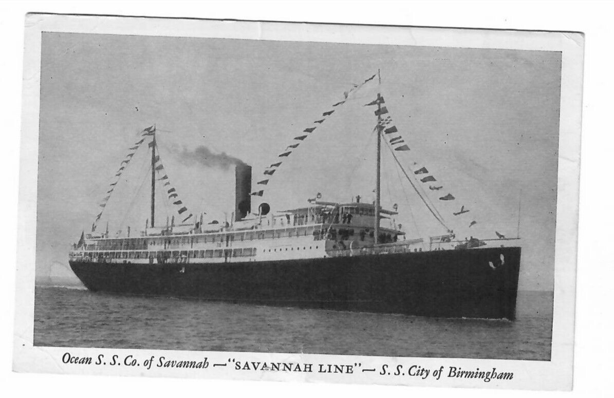 CITY OF BIRMINGHAM (1923) Ocean Steamship Co. of Savannah