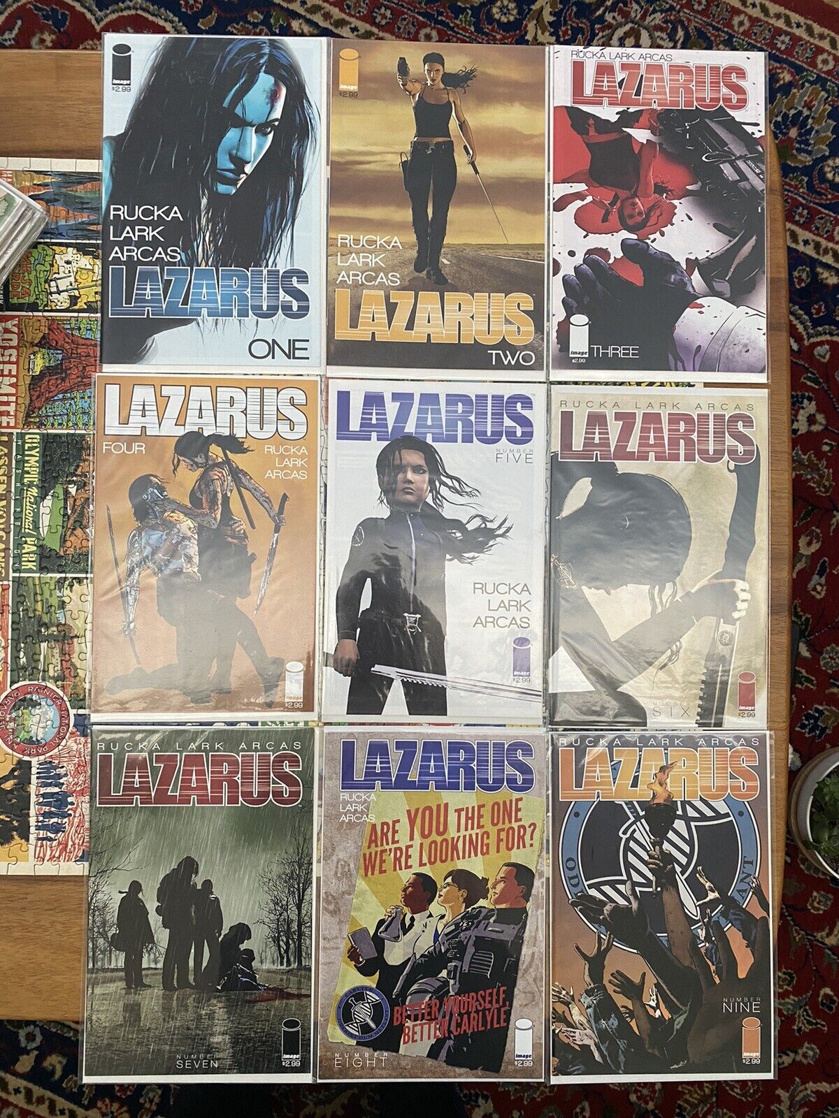 LAZARUS by Greg Rucka & Michael Lark 41 issue Run 2013-2022