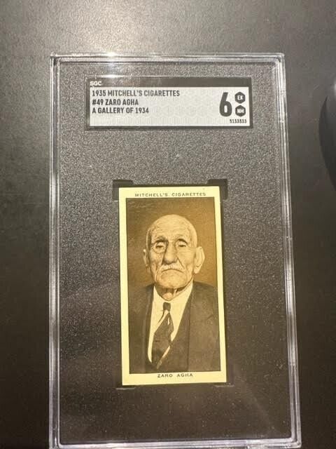 1935 Mitchell & Son, A Gallery of 1934 #49 Zaro Agha  SGC 6