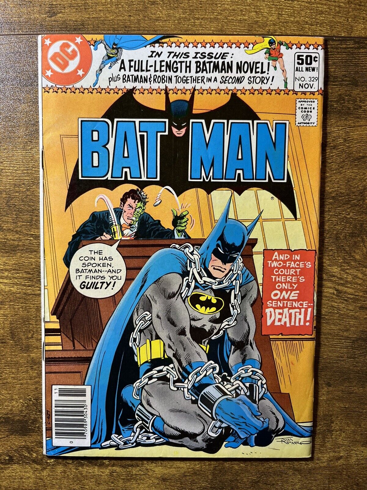 BATMAN 329 NEWSSTAND MARV WOLFMAN STORY DC COMICS 1980 VINTAGE
