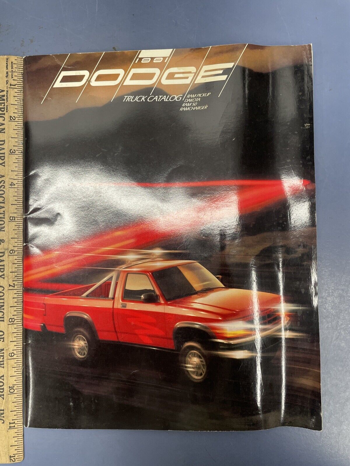 1991 Dodge Ram Dakota Truck Catalog Vintage Sales Dealer Brochure Poster