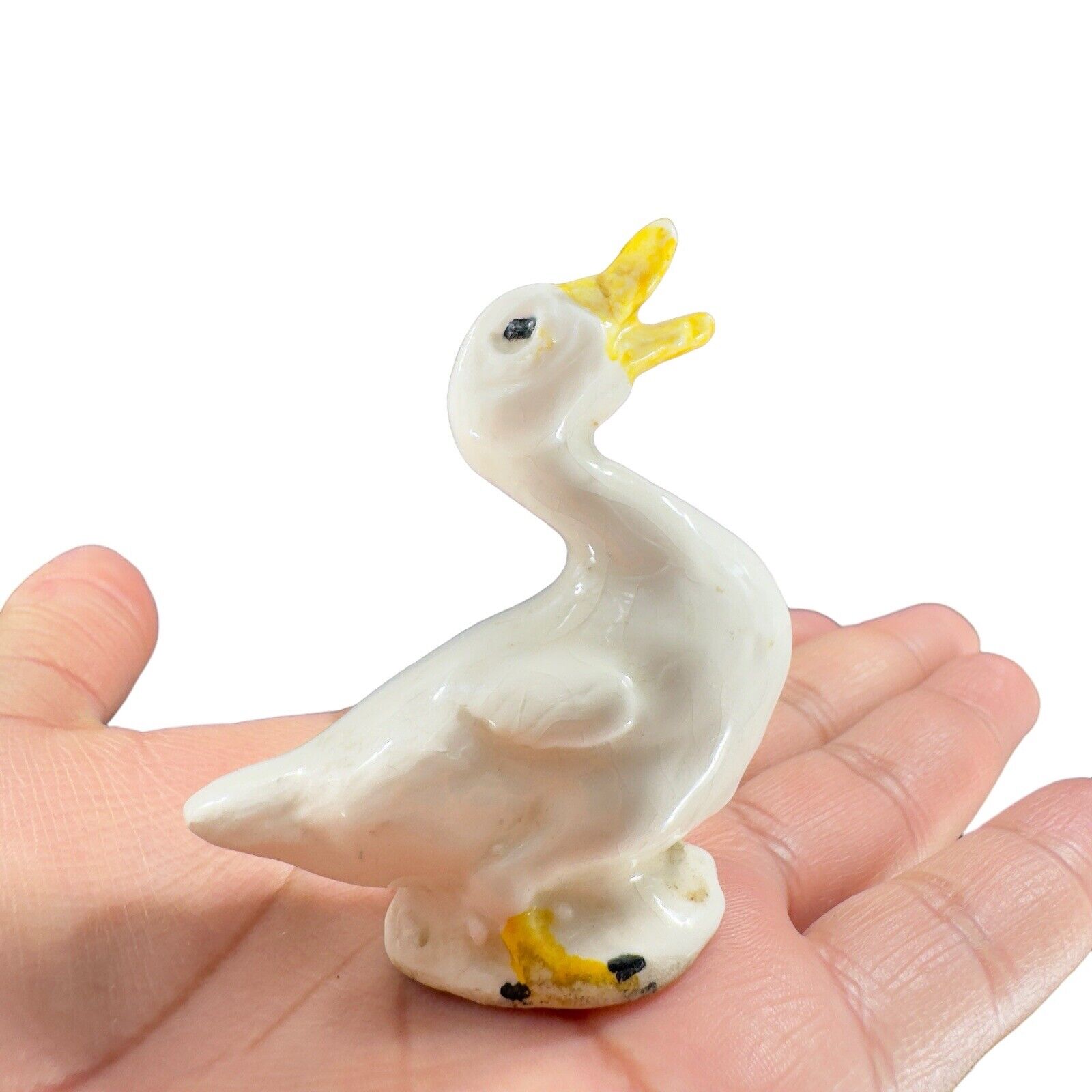 Vintage Rookwood Pottery Duck Bird Hand Made In USA Small Figurine Figurine Vtg