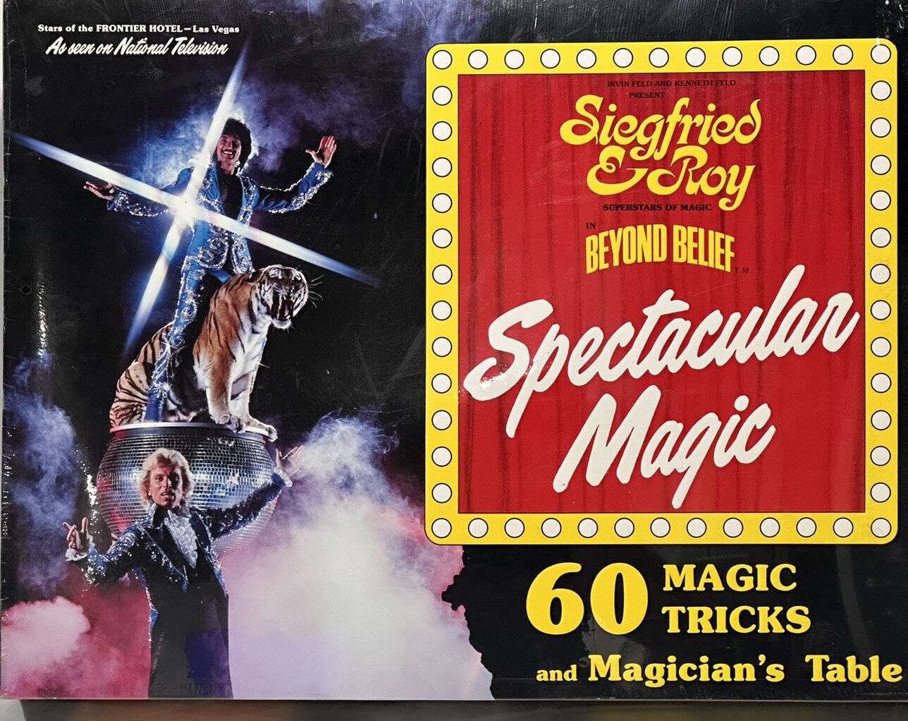 Vintage 1982 Siegfried & Roy Spectacular Magic NEW In Original Package