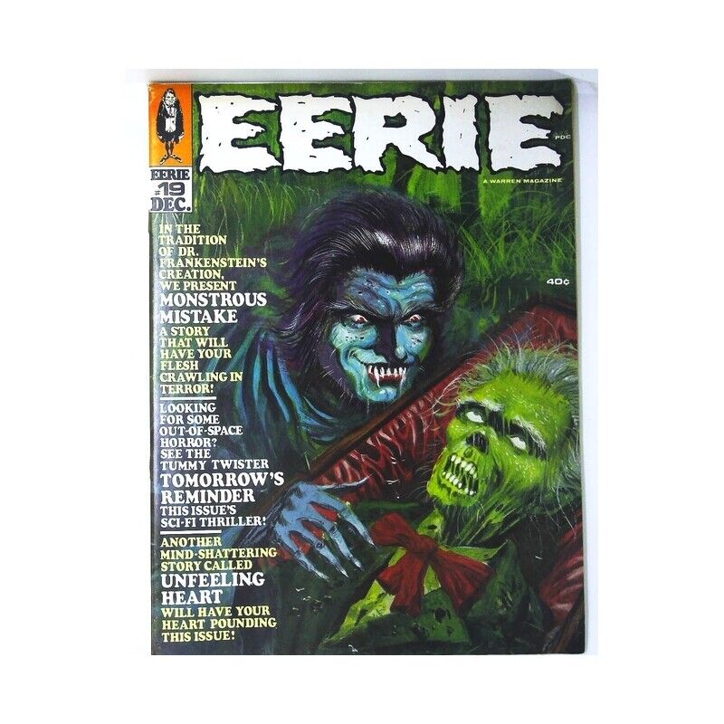Eerie #19  - 1965 series Warren comics Fine+ Full description below [o\