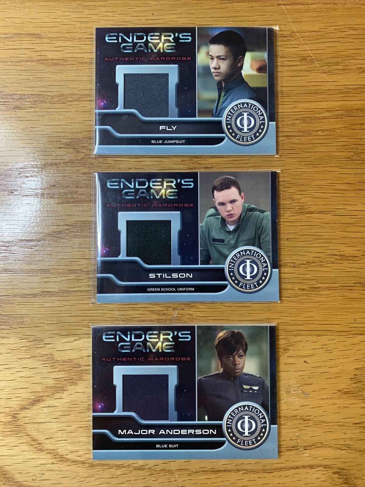 ENDER\'S GAME 🪐 Costume Card Lot of 3: #M02, 04, 06 Cryptozoic 2014