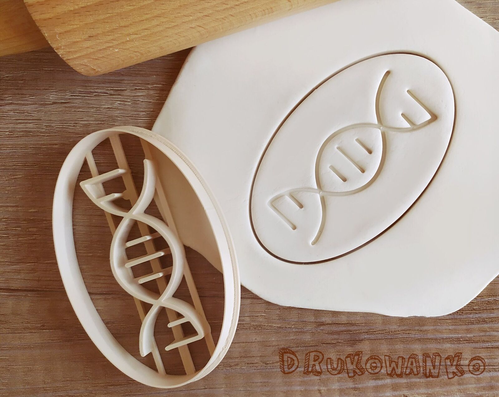 DNA RNA Biology Medicine Body Cookie Cutter Pastry Fondant Biology Human