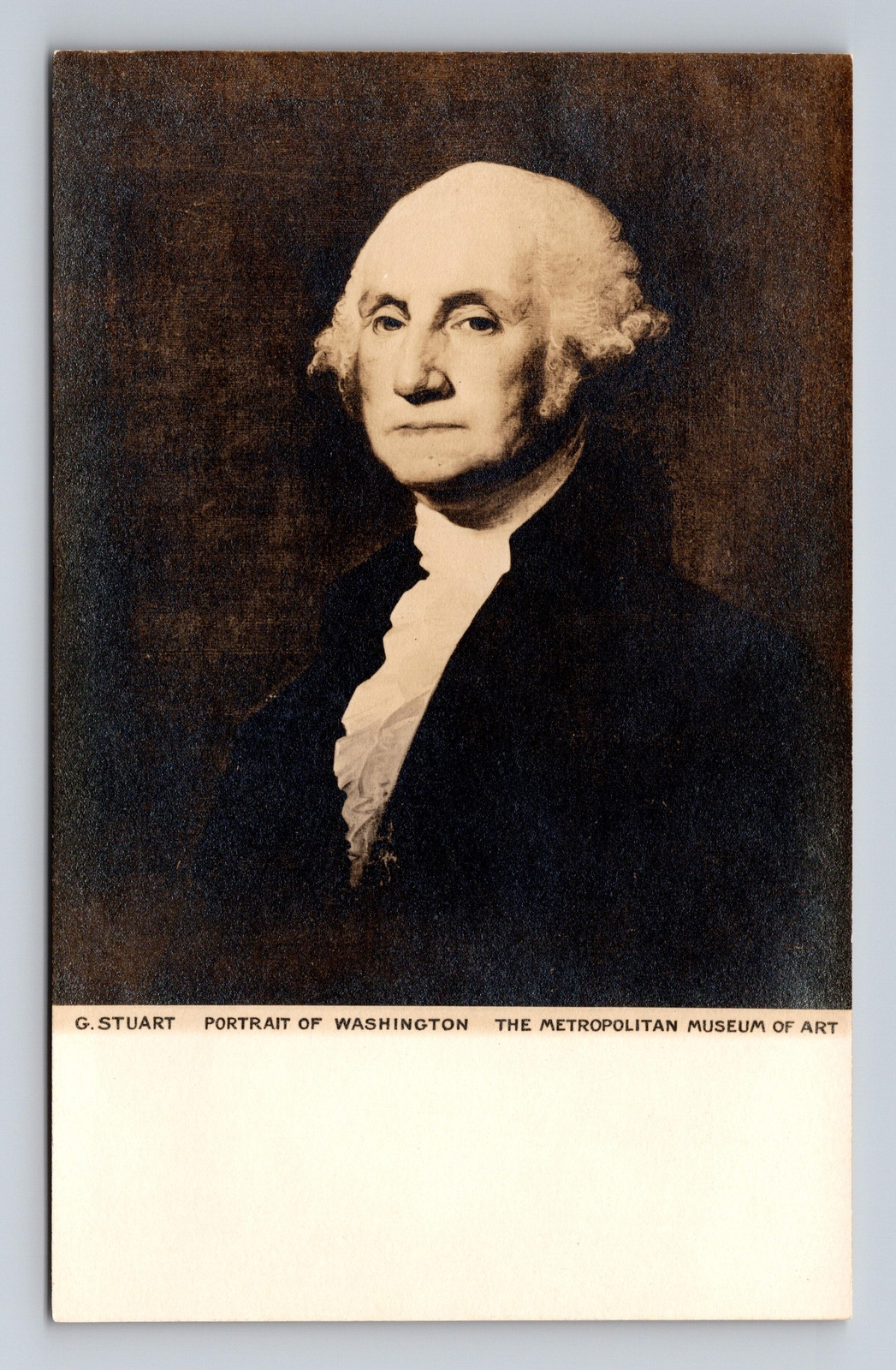 c1904-1920s RPPC Postcard Portrait of George Washington by Gibert Stuart Cyko