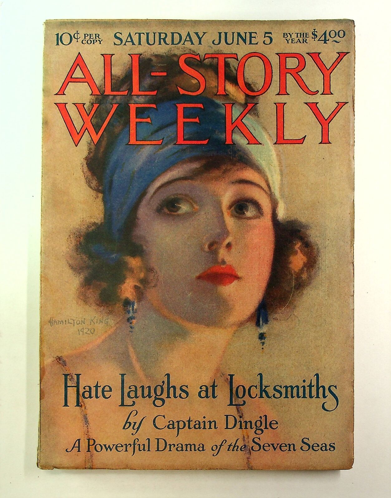 All-Story Weekly Pulp Jun 1920 Vol. 111 #1 GD