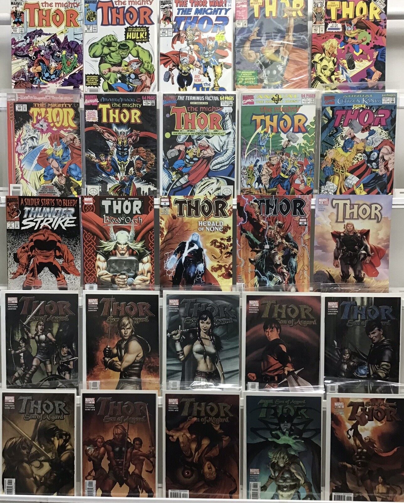 Marvel Comics Thor Lot Of 25 Comics