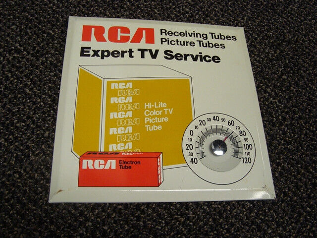 Circa 1950s RCA TV Service TOC/Thermometer