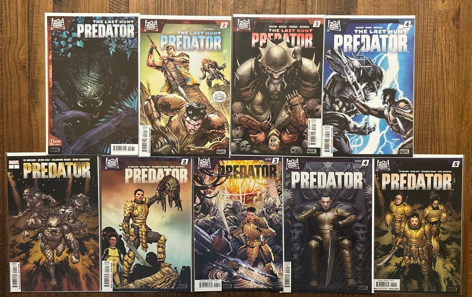 PREDATOR (2023) #1-5 Full Series + Predator:LAST HUNT(2024) #1 -4 Full Series