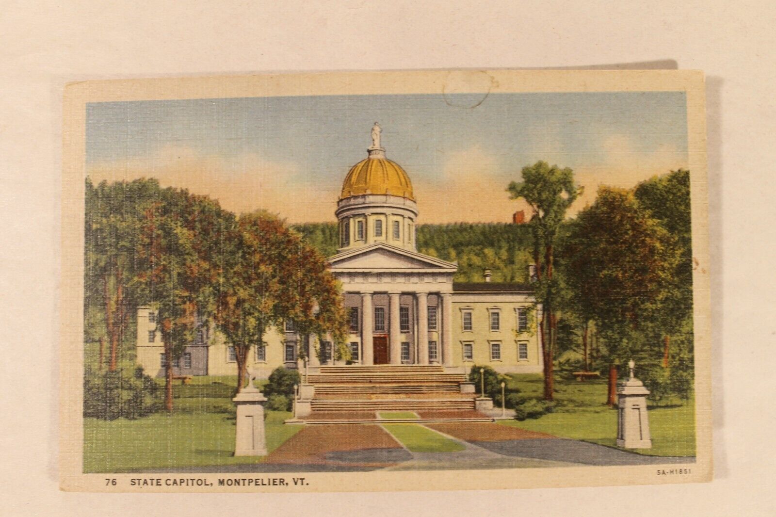 State Capital, Montpelier, VT Postcard, Unposted
