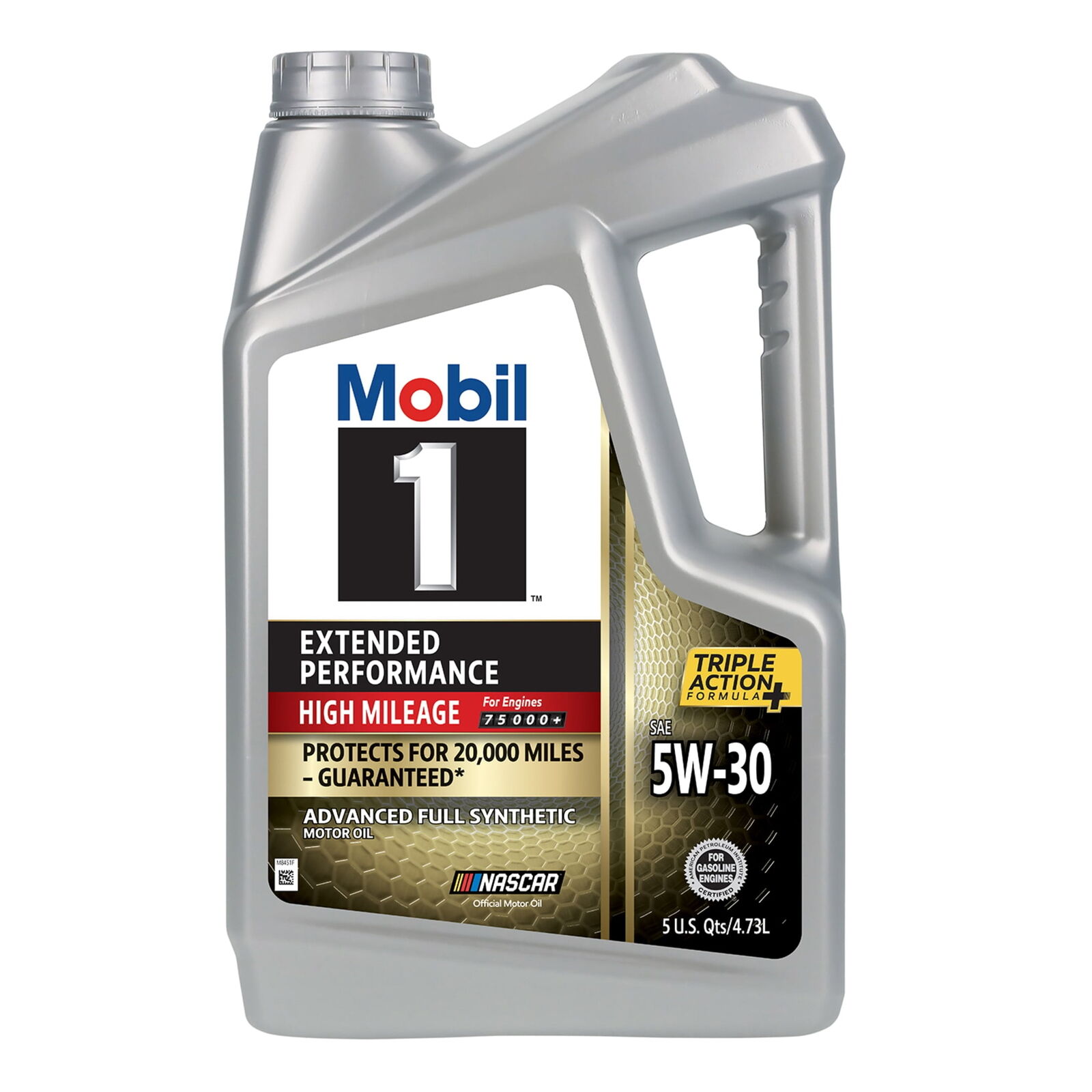 Extended Performance High Mileage Full Synthetic Motor Oil 5W-30, 5 Quart,new