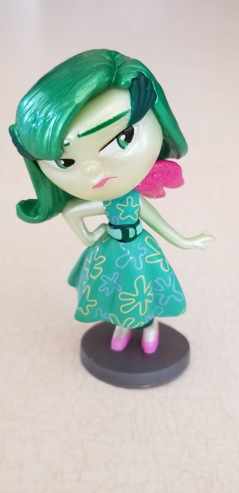 Disney Inside Out Disgust Cake Topper Play Figure