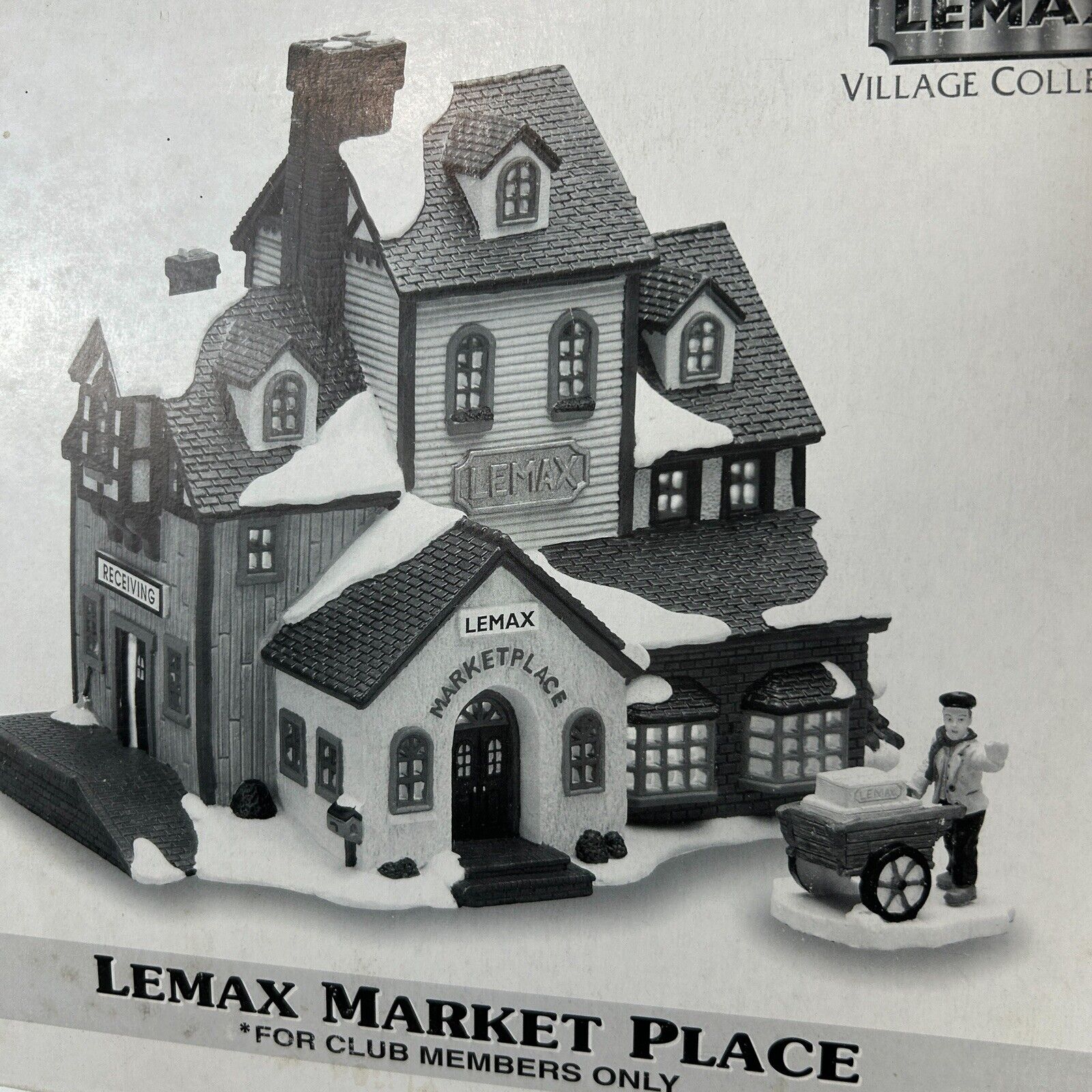 Lemax Village Collection Lemax Market Place For Members Only 1997 #75263