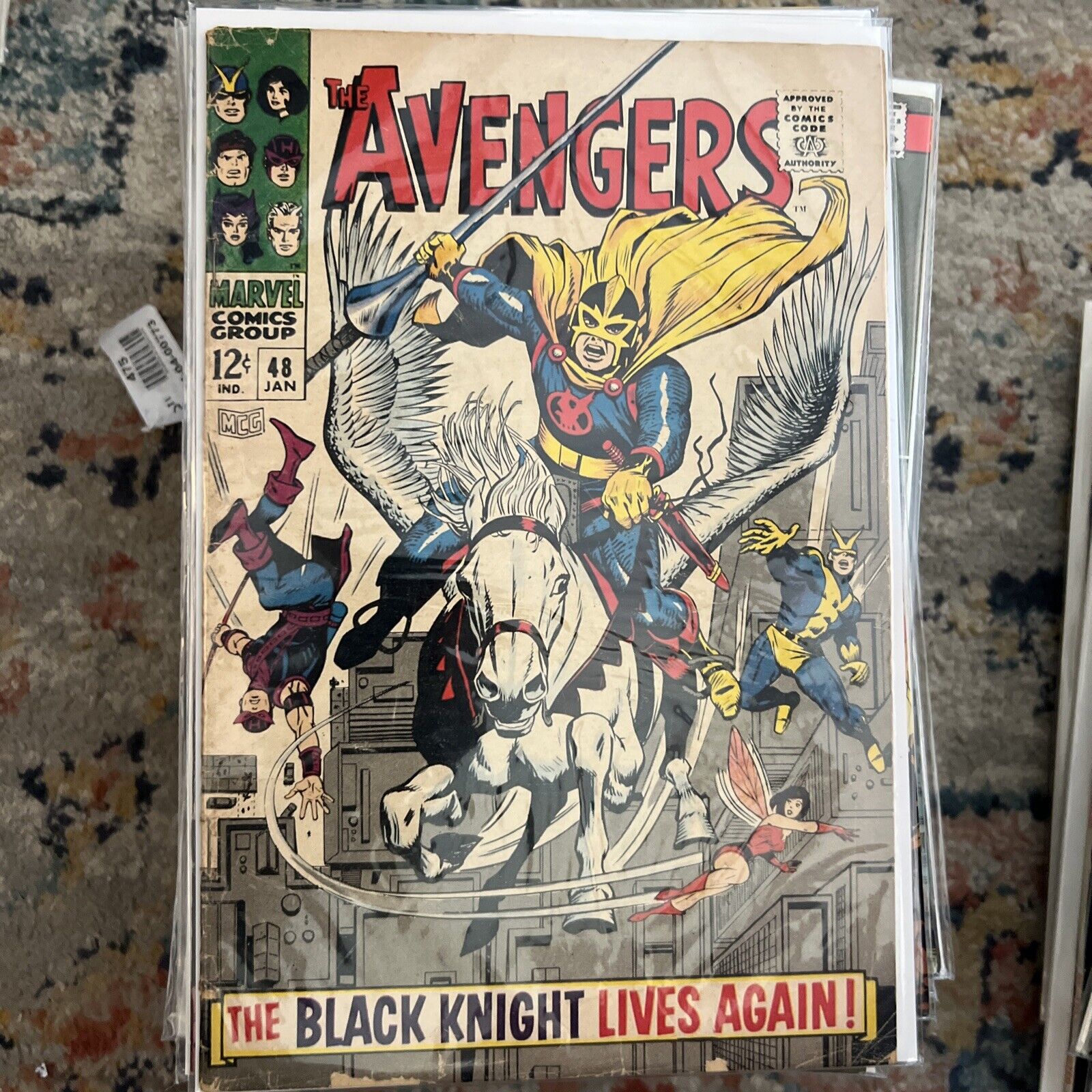 Avengers #48 (Marvel Comics 1968) 1st App. of The Black Knight Dane Whitman