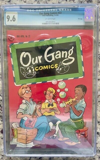 OUR GANG COMICS #22 CGC 9.6 FILE COPY RARE TOP CENSUS 1946