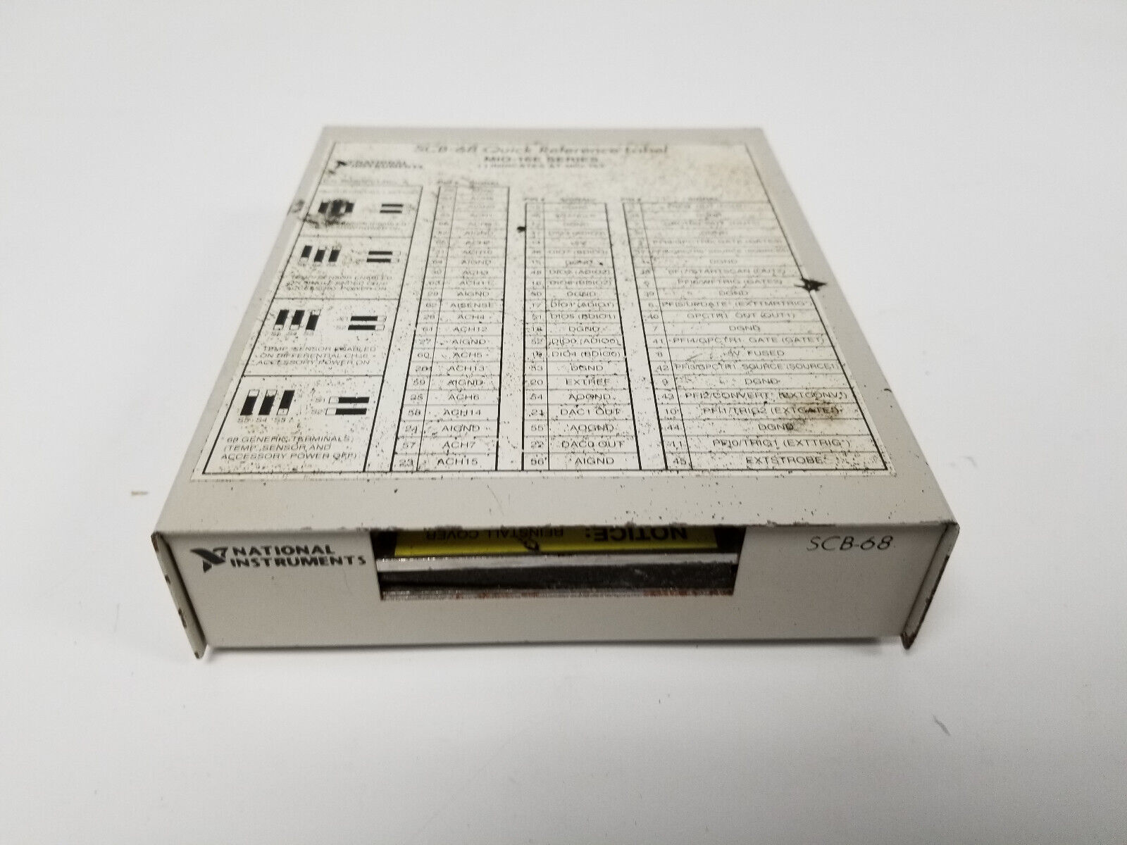 Vintage National Instruments SCB-68 Shielded I/O Connector Block