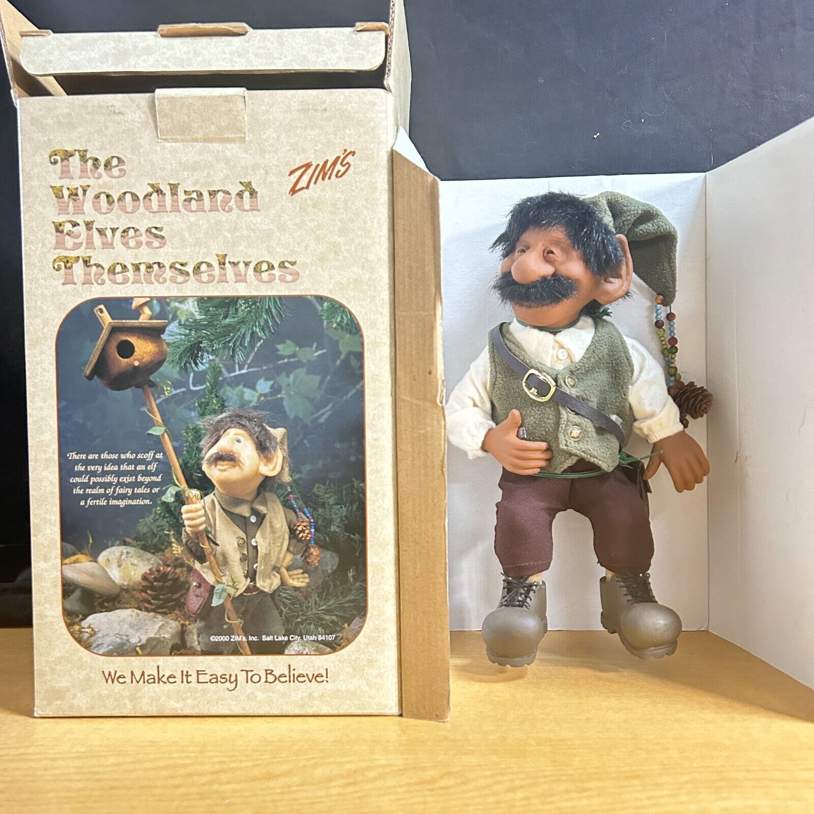 Zim\'s The Woodland Elves Themselves 2000 Elf Pascual Opened Box WE00-2115