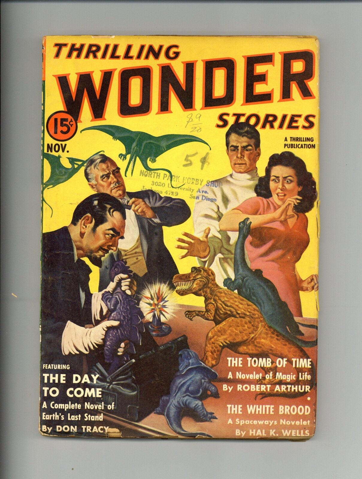 Thrilling Wonder Stories Pulp Nov 1940 Vol. 18 #2 VG