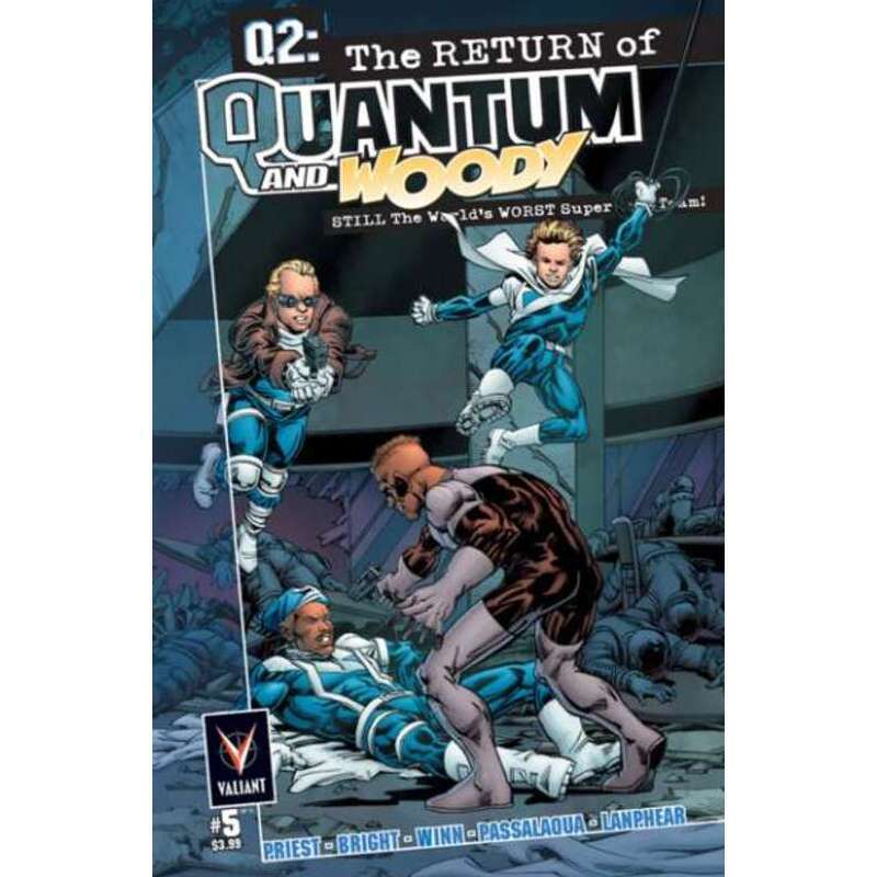 Q2: The Return of Quantum and Woody #5 in NM + condition. Valiant comics [e\