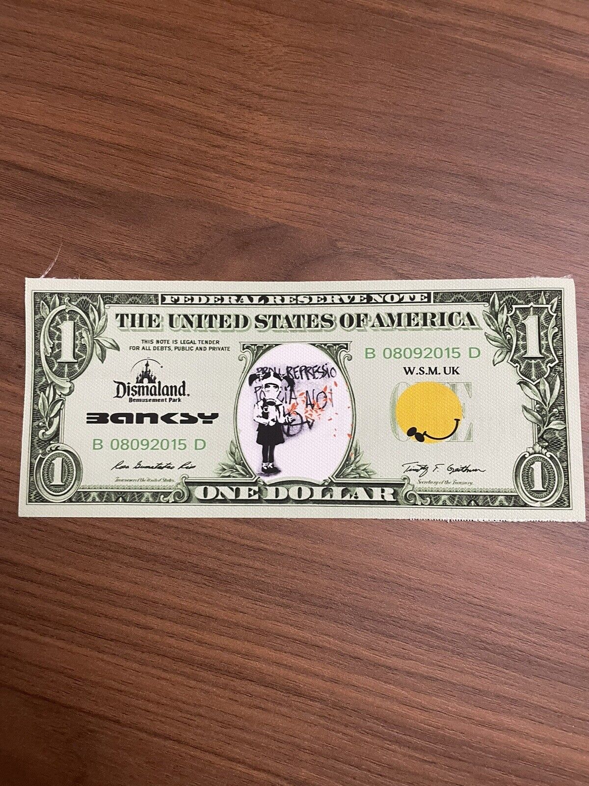 Dismaland Dollar From Banksy Dismaland Ships From USA