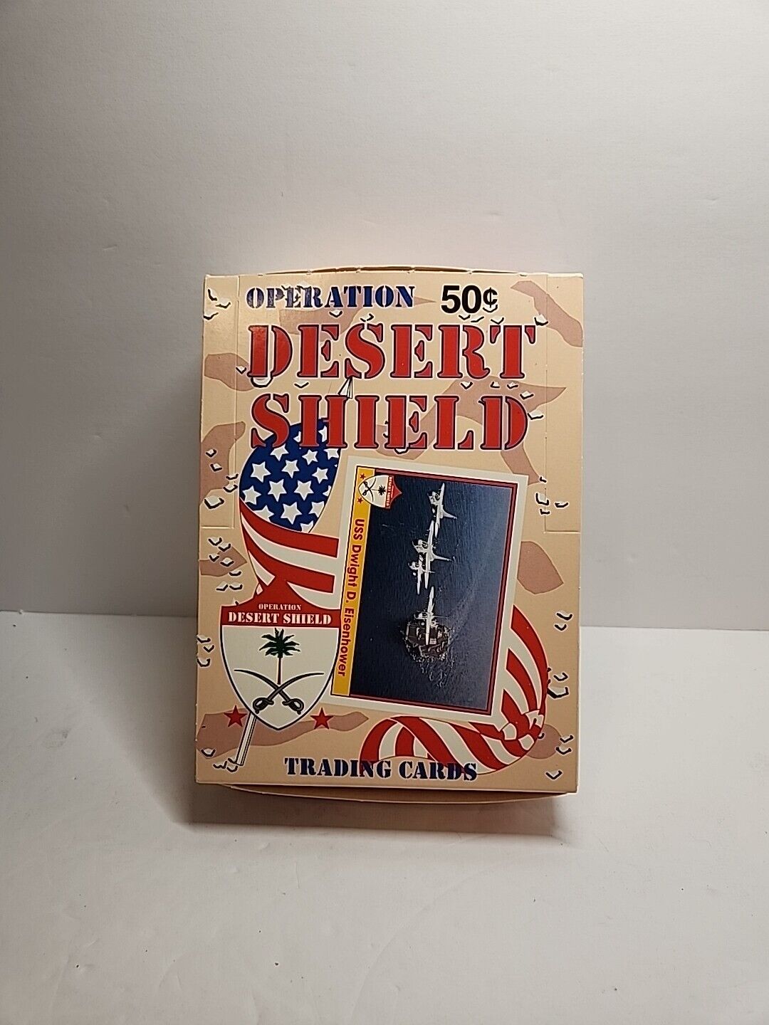 Vintage 1991 PTC Operation Desert Shield Trading Cards Full Box | 36 Packs