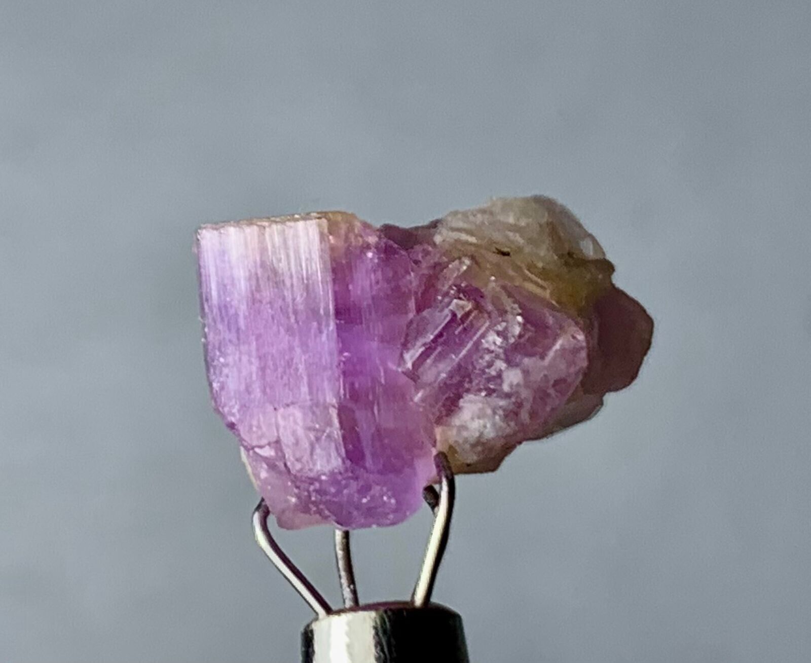 9 Cts Beautiful Terminated Purples  Aptite Crystal with Feldspars @ Afghanistan