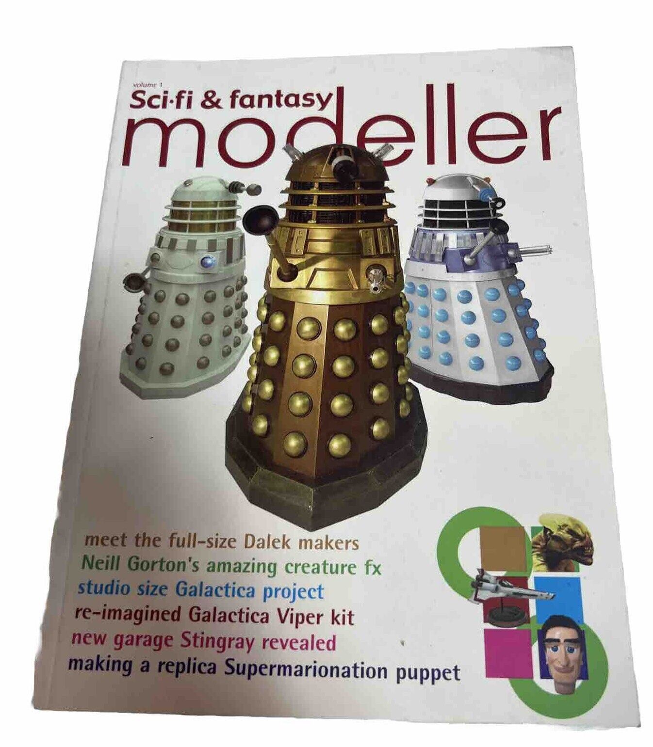 Sci-Fi & Fantasy Modeller Volume 1 Soft Cover Extremely Rare US Seller