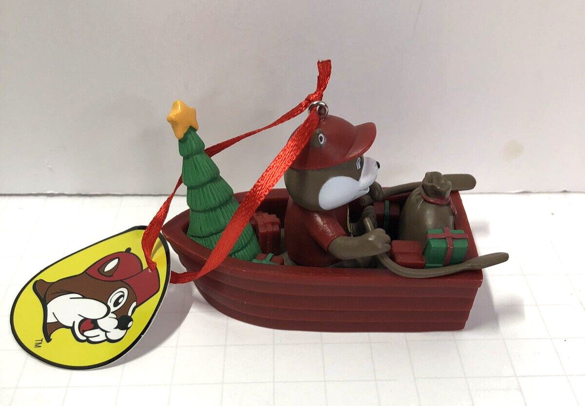 Buc-ee\'s Bucky Beaver in Rowboat - Christmas Ornament Holiday - Tree,  Gifts