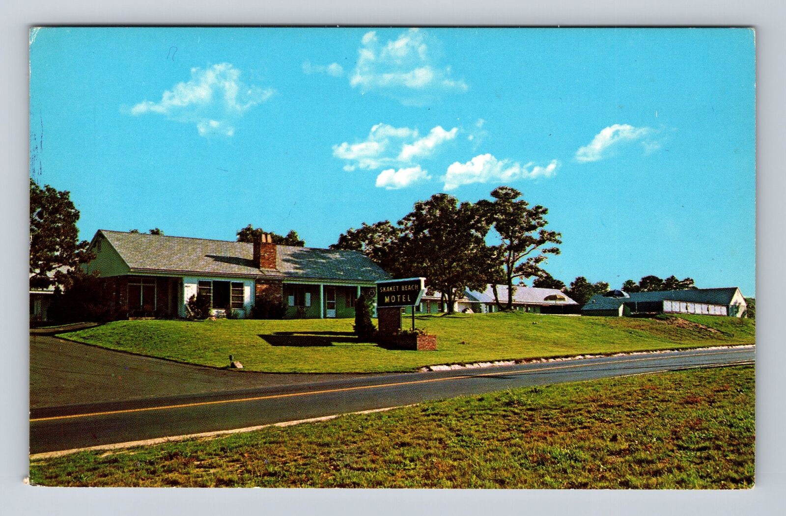 Cape Cod MA-Massachusetts, Skaket Beach Motel, Advertisement, Vintage Postcard