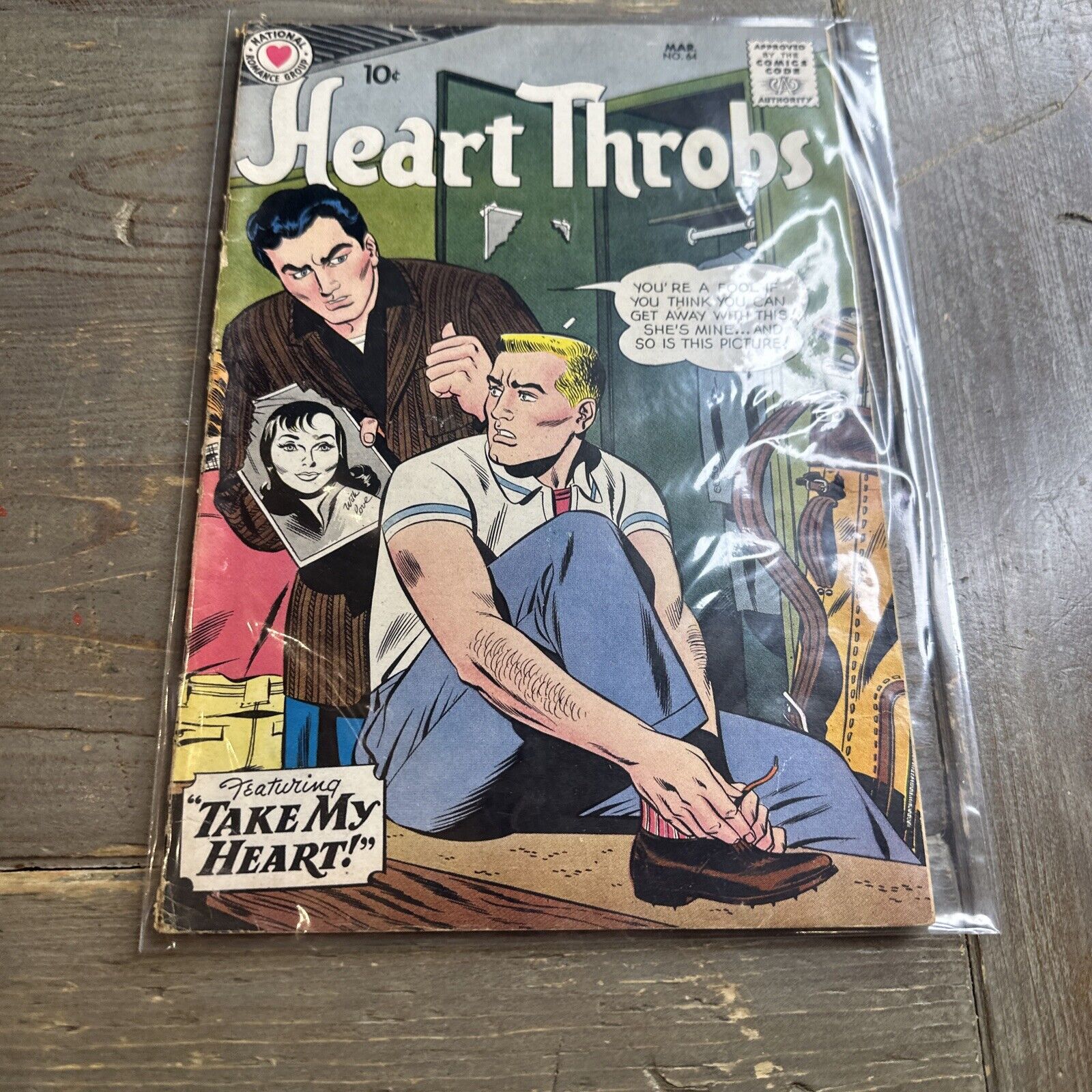 Heart Throbs #64 DC Comics 1960 Golden Silver Age Romance