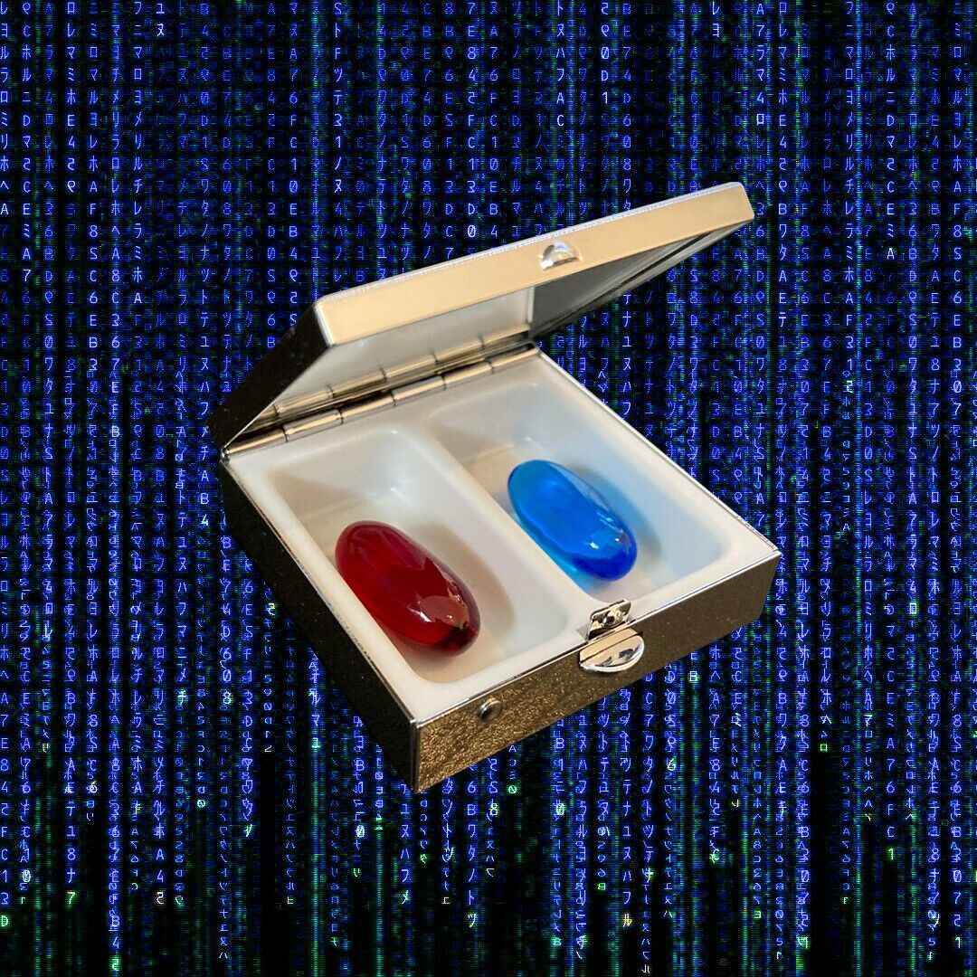 The Matrix Morpheus Pills & Case Prop Replica