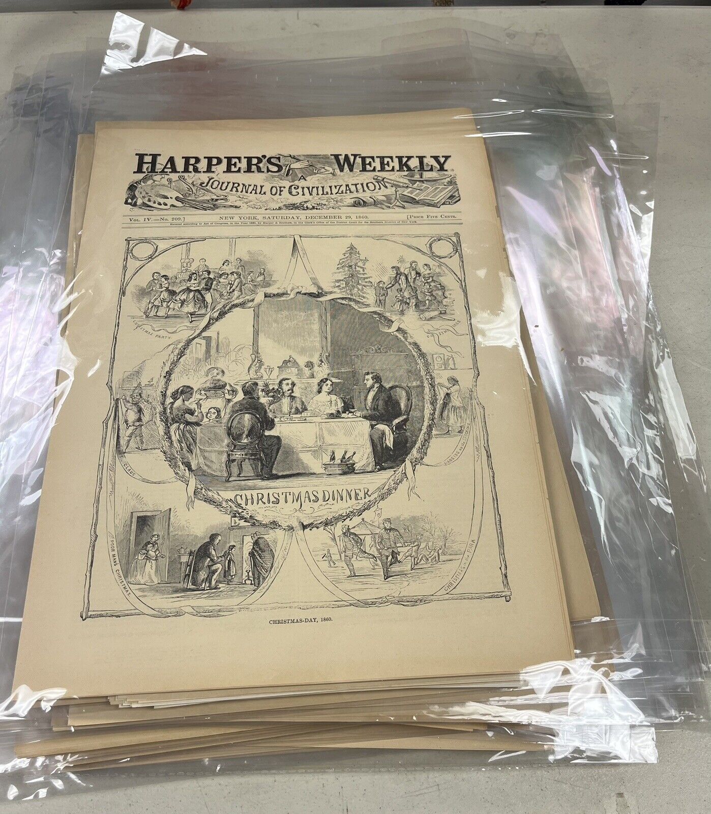 NOS MINT 100th Ann. REISSUE 1860-61 51 Issues Harper's Weekly Magazine Civil War