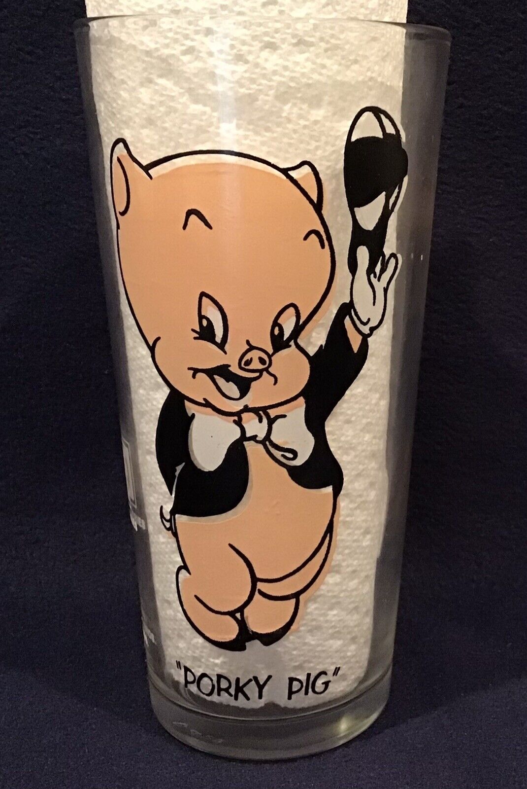 Vintage 1973 Looney Tunes PORKY PIG Warner Bros Pepsi Collector Series - C25