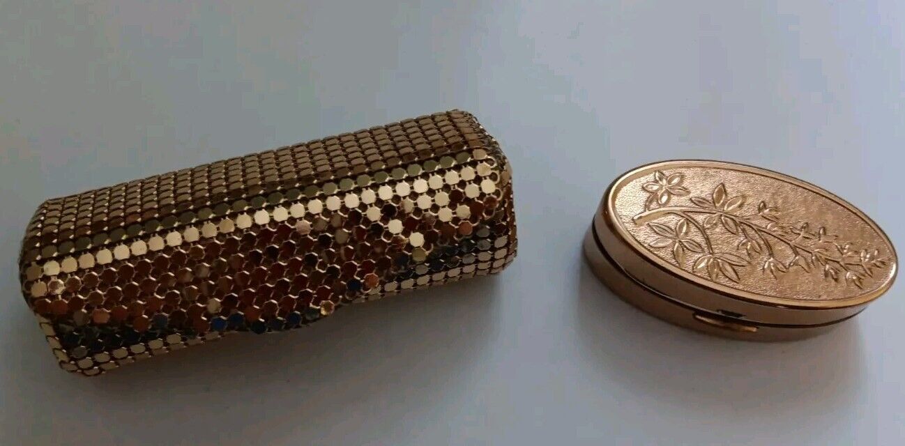 Two Vintage Lipstick Holders
