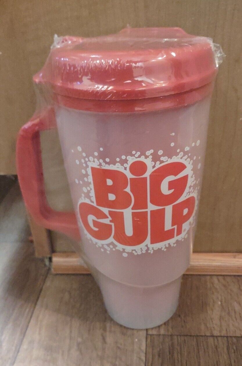 Sealed 7-Eleven Big Gulp Insulated 34 oz Fountain Cup/ Travel Mug
