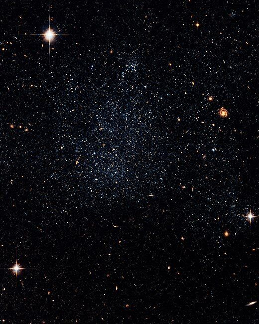 DWARF GALAXY HOLMBERG IX HUBBLE SPACE TELESCOPE 8x10 GLOSSY PHOTO PRINT