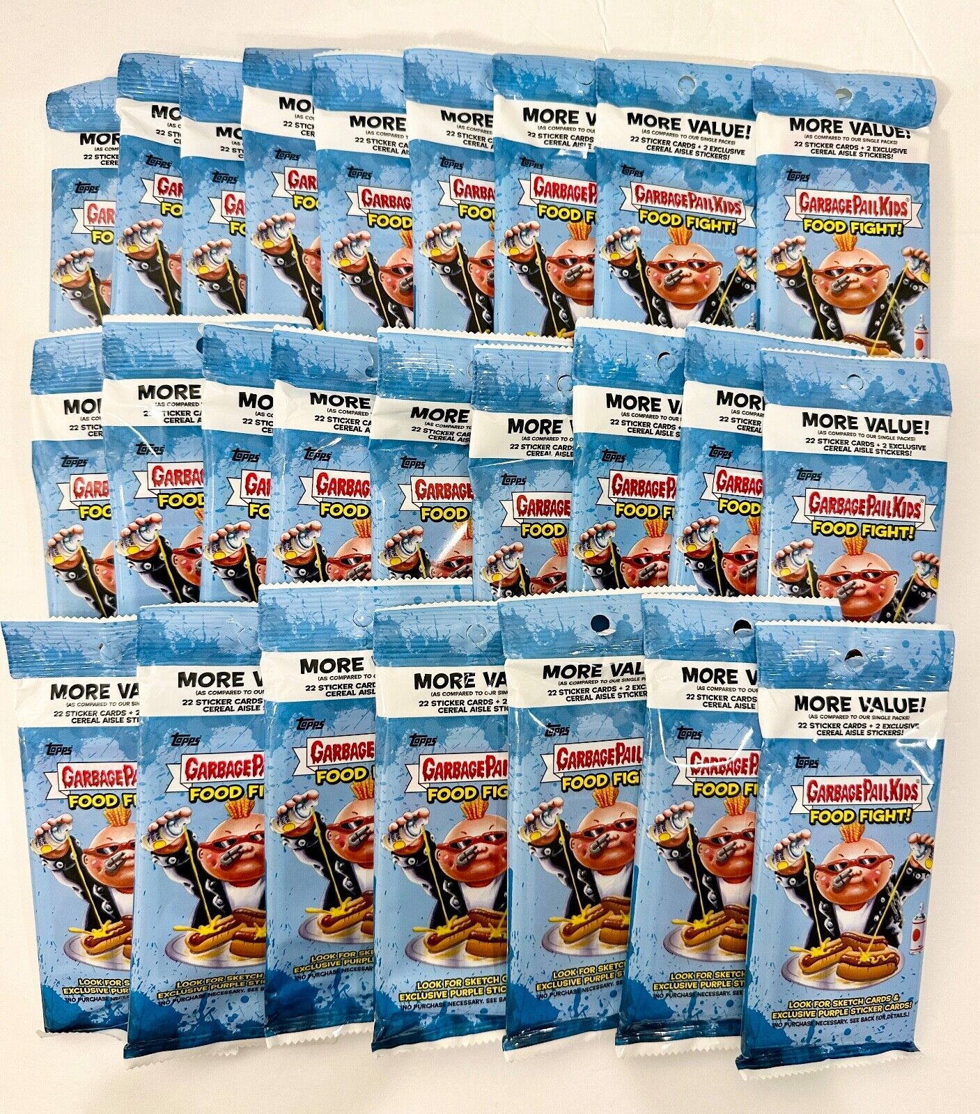 2021 Garbage Pail Kids Food Fight Fat Pack Value Pack New And Sealed