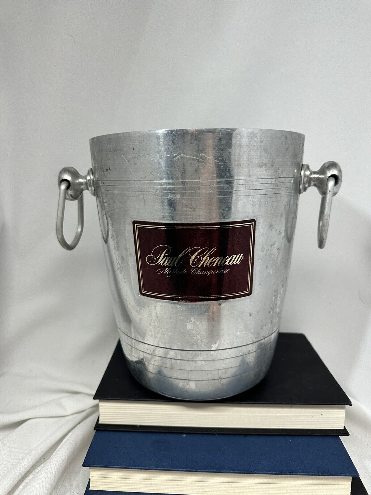 VTG Paul Cheneau Aluminum Silver Champagne Wine Chilling Ice Bucket