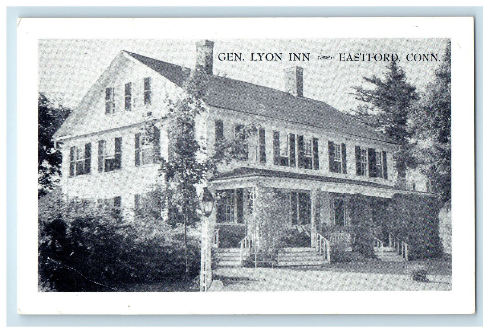 c1940s Gen. Lyon Inn Eastford Connecticut CT Unposted Vintage Postcard