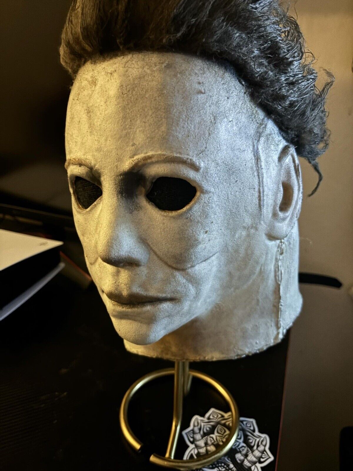 Michael Myers Mask Halloween Full Head Scary Horror Murderer Cosplay-Adult Size