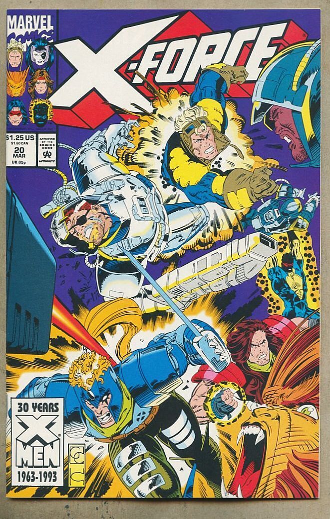 X-Force #20-1993 nm- 9.2 Death of Nicodemus Greg Capullo    
