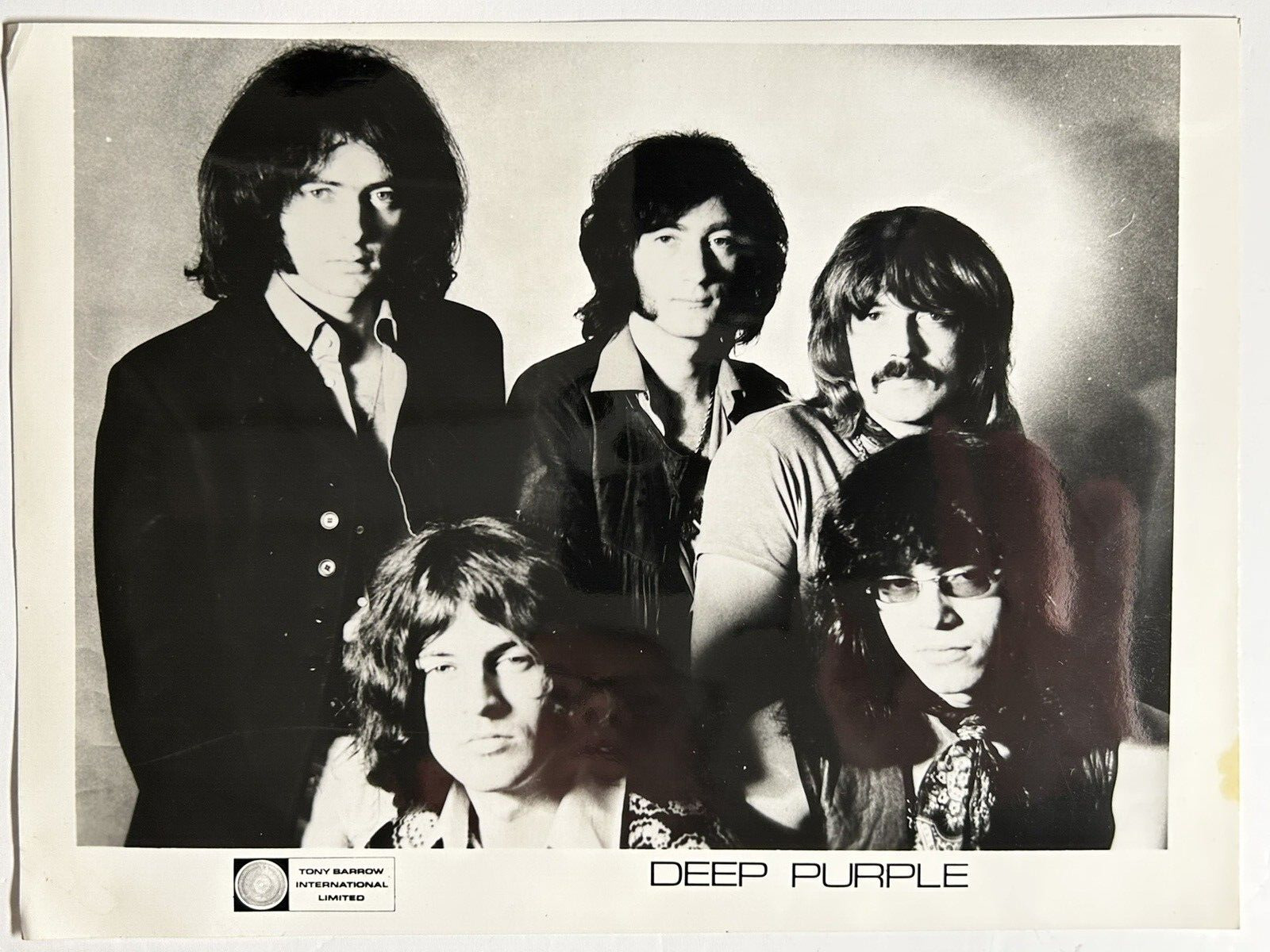 Deep Purple Ritchie Blackmore Photo Orig Tony Barrow Int Ltd Promo circa 1970 #3